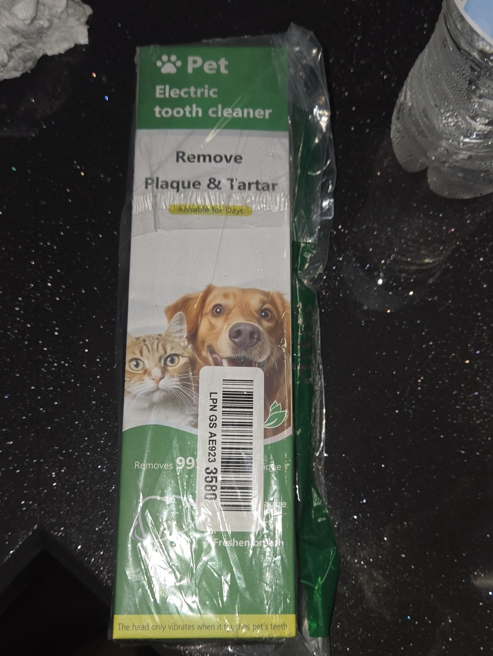 Pet Electric Tooth Cleaner - Green